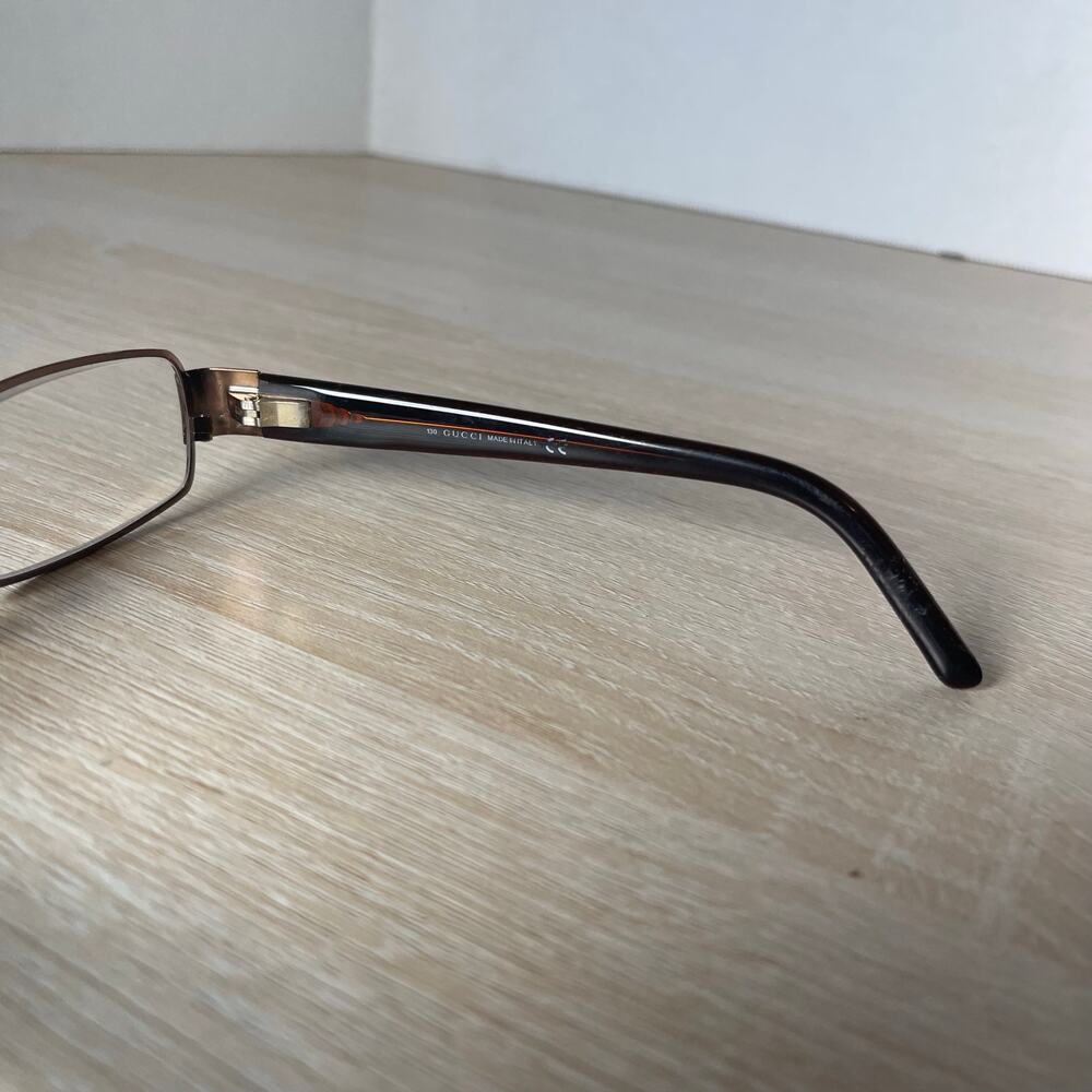 Gucci GG2777 CCI Eyeglasses Brown Glitter Rectangular 54-16-130 - Picture 6 of 9